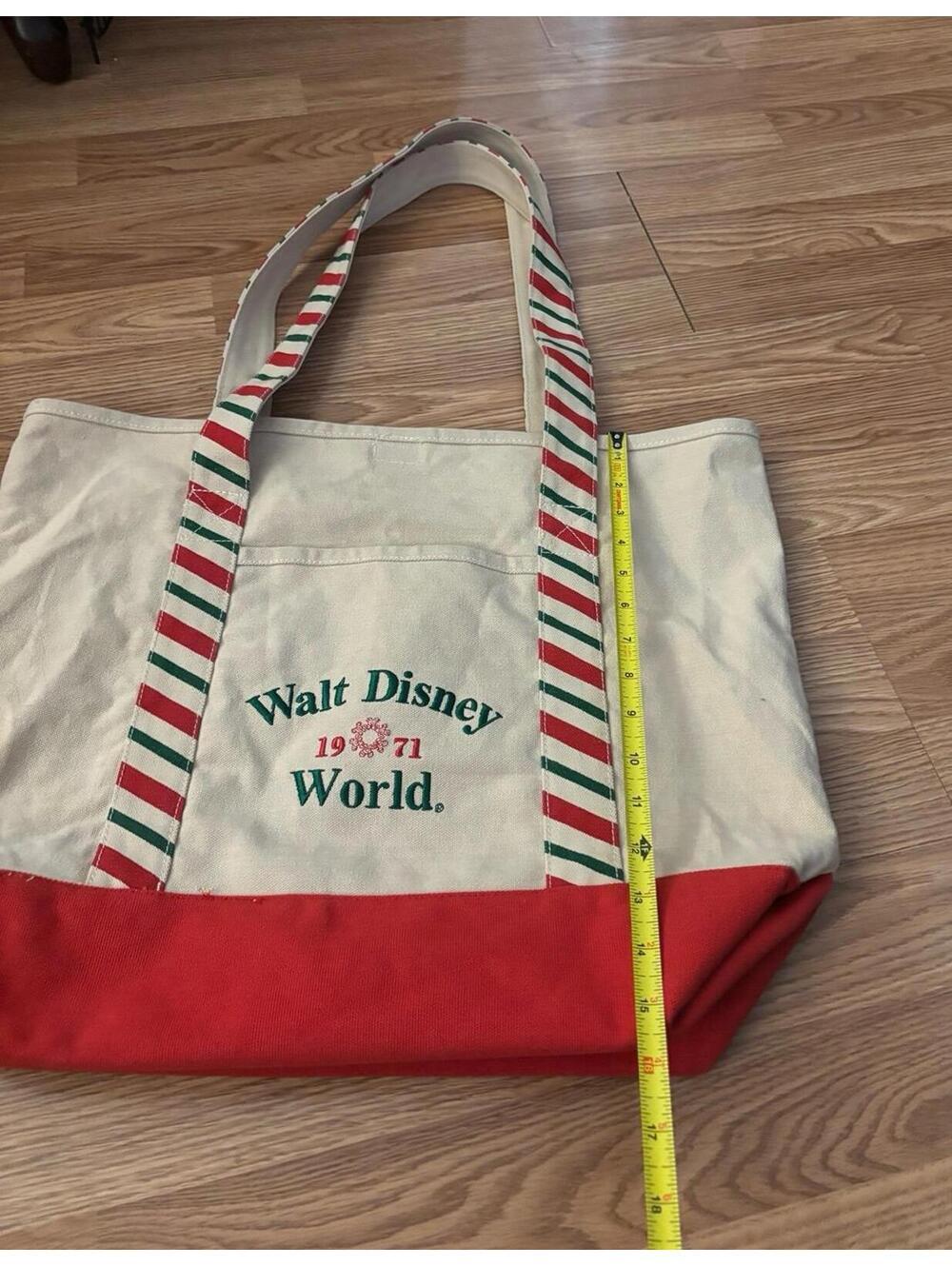 Walt Disney World Canvas Christmas Tote Bag - Picture 4 of 8